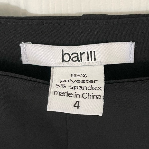Bar III Black Tie Front Shorts Dressy NWT - Picture 6 of 6